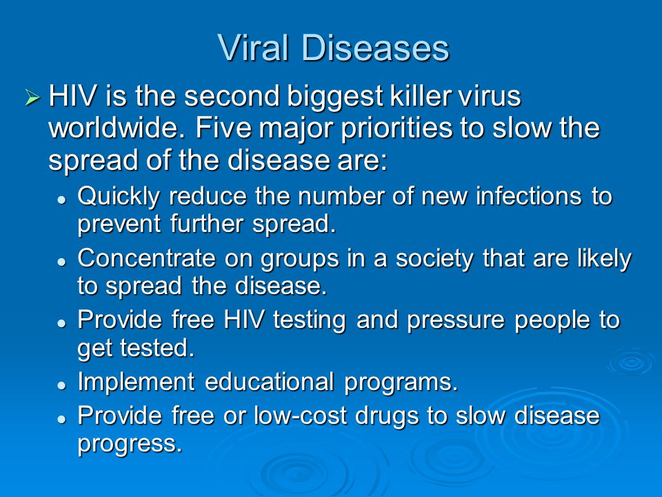 An analysis of hiv the biggest viral threats in human society